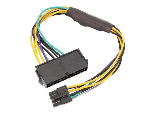 ATX 24Pin To 8Pin Power Cable 30cm Long Power Supply Support 1000W Power Line for Optiplex 3020 7020 9020 8-pin