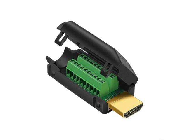 Extension Cable Connector Solderless Adapter Durability Efficient Transmission Supports Projector Laptop