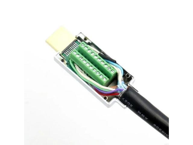 Extension Cable Connector Solderless Adapter Durability Efficient Transmission Supports Projector Laptop