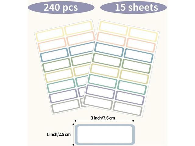 15 Sheet Removable els Multipurpose Self-Adhesive els Waterproof Sticky Notes Oil Resistant for Whiteboard Bin