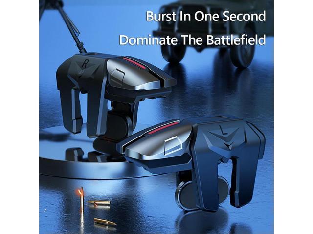2pcs Mobile Gamepad Trigger Joystick Latency-Free Control for PUBG Game Shooter Fire Button Controller for Android Phone