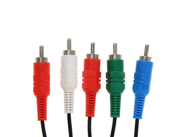 AV Component Cable Cord Wire HDTV AV Audio Video Component Cable Cord Game Adapter for 2 3 PS2 PS3