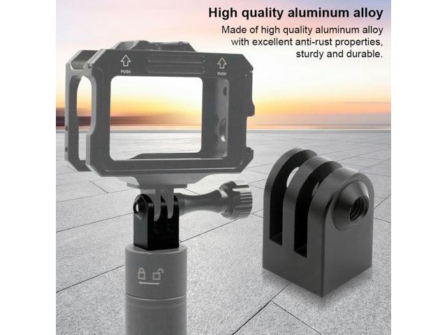 5 Pcs Aluminum Alloy 1/4 Inch Screw Mini Tripod Adapter Mount Camera Tripod Mount Adapter for GoPro Hero 13/12/11/10/9/8/7/6/5/4