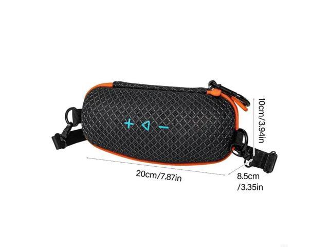 Waterproof EVA Speakers Case for Flip 7 Speakers Shell with Easy Access Double Zippers Shoulder Pouches Box