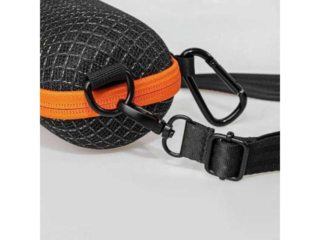 Waterproof EVA Speakers Case for Flip 7 Speakers Shell with Easy Access Double Zippers Shoulder Pouches Box