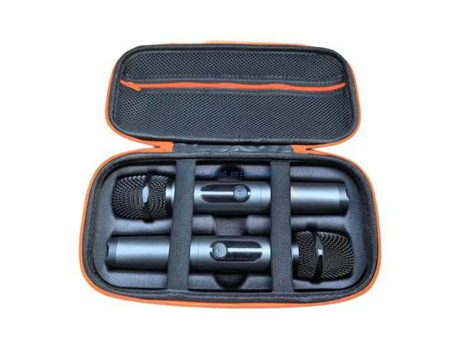 Microphone EVA Bag for Wireless Micrphone Song Box Portable Travel Carrying Case for Wireless Microphones