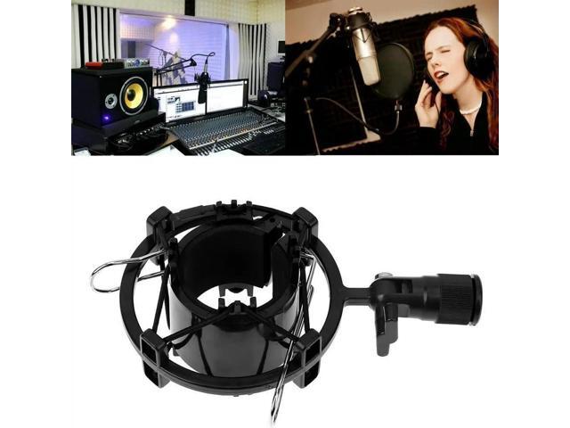 Anti-Vibration Mic Holder Universal Mic Clip Shock Holder Improve Recording for Diameter 43-55mm Condenser Microphone