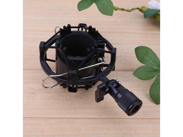 Anti-Vibration Mic Holder Universal Mic Clip Shock Holder Improve Recording for Diameter 43-55mm Condenser Microphone