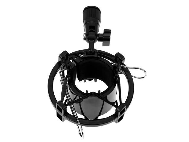 Anti-Vibration Mic Holder Universal Mic Clip Shock Holder Improve Recording for Diameter 43-55mm Condenser Microphone