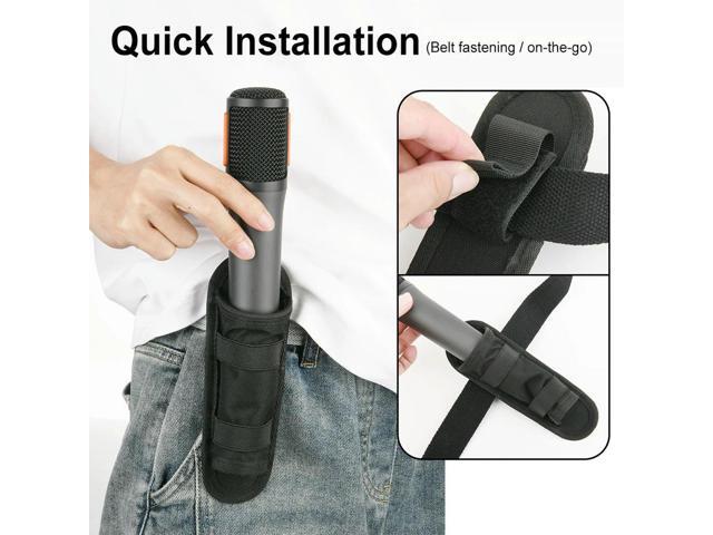 Microphone Bag Lightweight Mic Holder Universal Microphone Sleeve for JBL Partybox Wireless Microphone