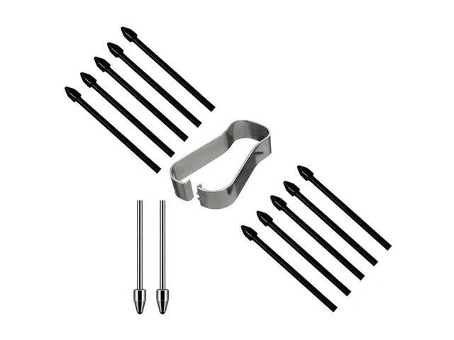 Titanium Alloy Plastic Fine Point Pencil Nibs with Clip Stylus Tips for S24Ultra Tab S9 S9U S9FE S Pencil