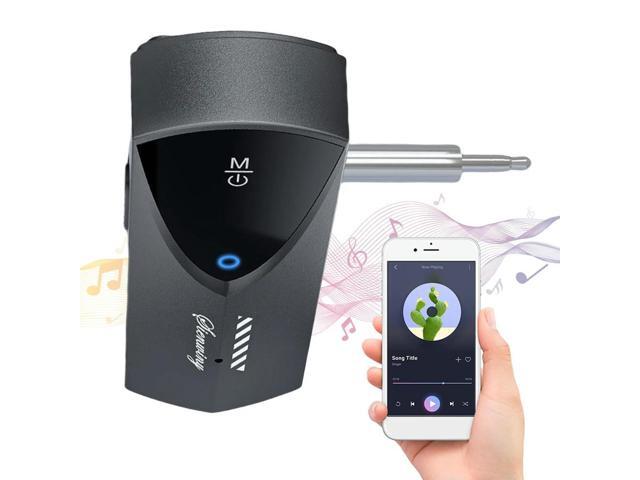 BT 5.3 2-In-1 Wireless Adapter with Mic Mini Car Audio Connector Low Latency Wireless Transmitter for TV/Home Sound System