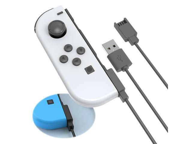 Charging Cable for Joycon Controller 2 in 1 Portable Charger Cable 2.5M Charging Cord for Switch Controller Charger