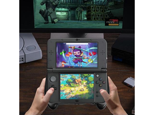 Hand Grip Handle Stand with Kick-Stand Handle Console Grip Controller Grip Case Hand Grip Holder for Nintendo 3DS XL LL