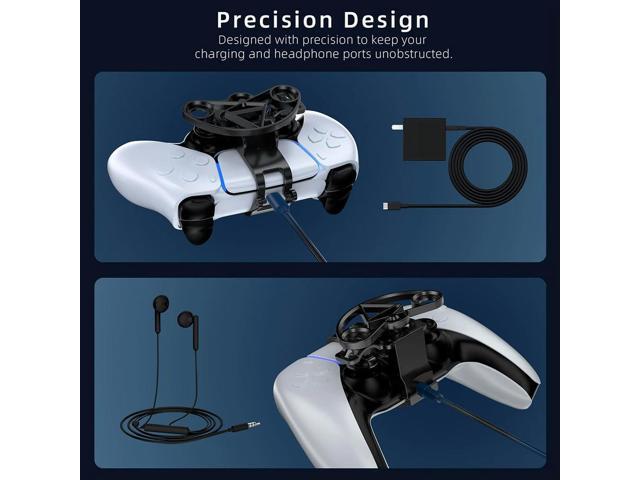Mini Racing Games Steering Wheel Replacement for PS5 Game Controller Accessories 3D Printing To Increase Game Experience