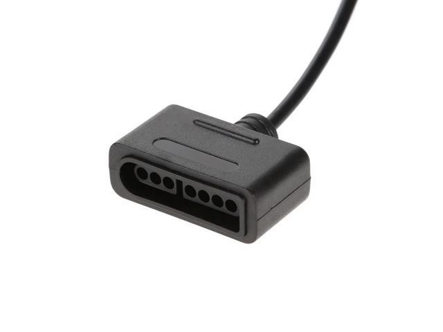 2PCS 1.8m Game Controller Extension Cable Data Cord Gaming Extension Cable Cord for SNES Super for Nintendo 16 Bit Controller