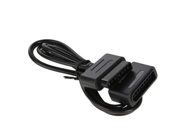 2PCS 1.8m Game Controller Extension Cable Data Cord Gaming Extension Cable Cord for SNES Super for Nintendo 16 Bit Controller