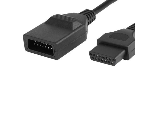 1.8m/5.9ft Controller Extension Cord 15Pin Extension Cable 5.5mm Outer Diameter Extension Cable Cord Wire for SNK FC NEO GEO CD