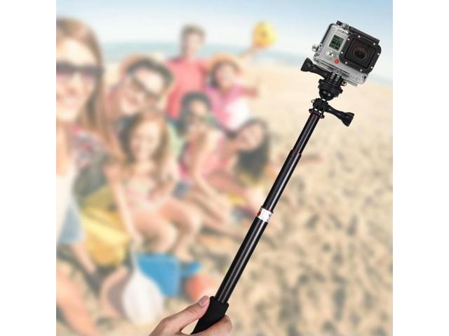 Extendable Pole Selfie Monopod Handheld Extendable Selfie Stick for GoPro Action Camera Outdoor Photography