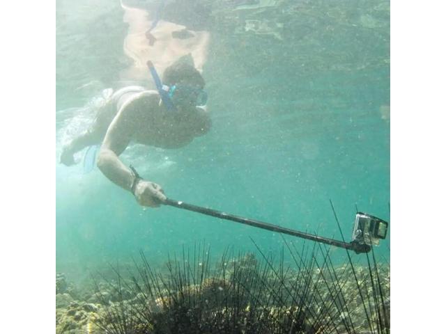 Extendable Pole Selfie Monopod Handheld Extendable Selfie Stick for GoPro Action Camera Outdoor Photography