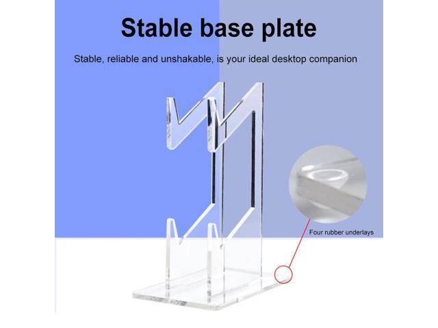 Double-deck Gamepad Holder Space Saving Acrylic Headset Stand Hanger Rack Game Controller Bracket Mount for PS4/PS3/Xbox