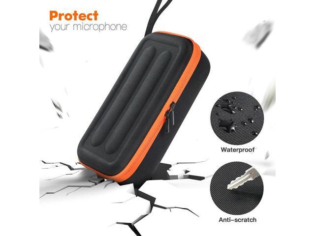 Wireless Microphone Case Anti-Scratch EVA Hard Shell Mic Case Hard Travel Case for JBL Wireless Two Microphone System AA