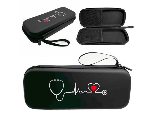 Carrying Bag PU Stethoscope Case Anti-scratch Stethoscope Travel Bag with Mesh Bag for 3M Littmann MDF ADC Stethoscopes