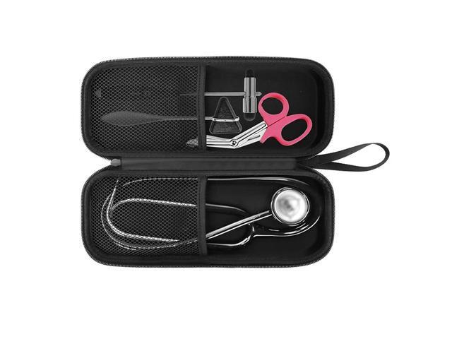 Carrying Bag PU Stethoscope Case Anti-scratch Stethoscope Travel Bag with Mesh Bag for 3M Littmann MDF ADC Stethoscopes