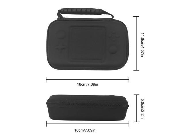 EVA Portable Carrying Case Waterproof Carrying Bag Shockproof Zipper Handbag with Pocket for Anbernic RG Cube Retro Game Console
