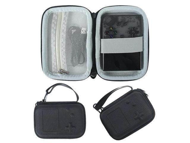 Hard Carrying Case Shockproof Portable Protective Case Anti-scratch Bag with Hand Strap & Buckle for RG35XX Plus Console