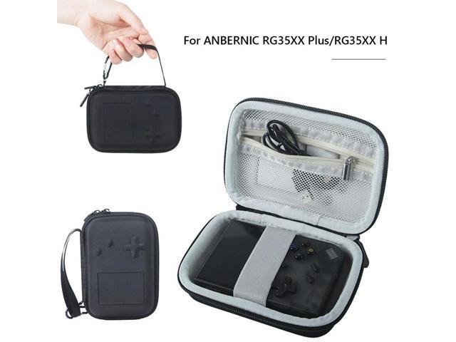 Hard Carrying Case Shockproof Portable Protective Case Anti-scratch Bag with Hand Strap & Buckle for RG35XX Plus Console