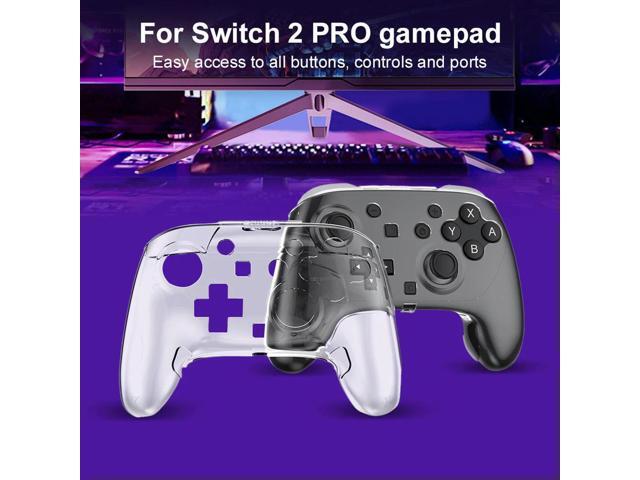 Transparent Gamepad Controller Cover Anti-scratch Protective Hard Case Cover Shell for Switch2 Pro Accessories