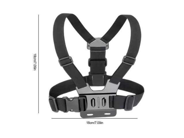Phone Chest Mount Harness Holder Adjustable Chesty Body Mount Vest & Body Holder for Most Cell Phones Action Cameras POV/VLOG
