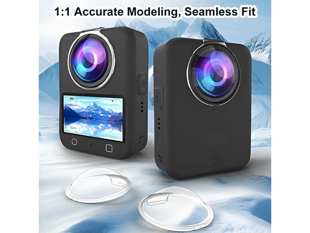 For Osmo 360 Action Camera Lens Guard Wear Resist Camera Protective Cover Seamless Plastic Lens Cover Camera Accessories