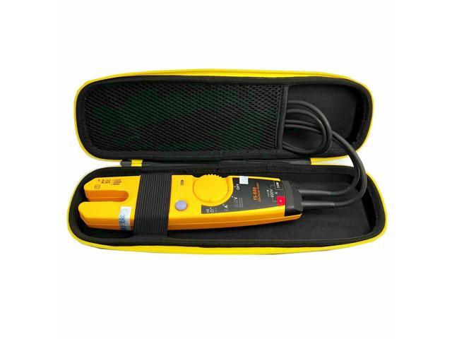 EVA Hard Carrying Case Waterproof Hard Shell Case Shockproof with Mesh Pocket for Fluke T5-1000/T5-600/-1000/-600 Multimeter