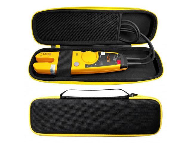 EVA Hard Carrying Case Waterproof Hard Shell Case Shockproof with Mesh Pocket for Fluke T5-1000/T5-600/-1000/-600 Multimeter