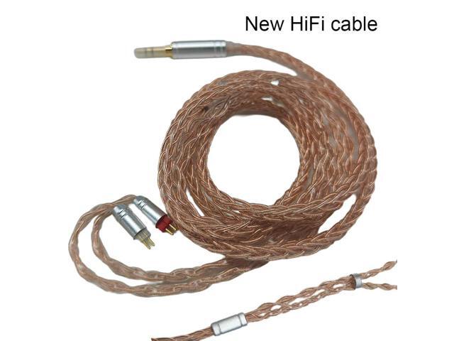 1.25m IEM Cable Silver Plated Earphone Cords 2 Pin 0.78mm DIY Replacement MMCX Cable Universal Repair DIY HIFI MMCX Earphone