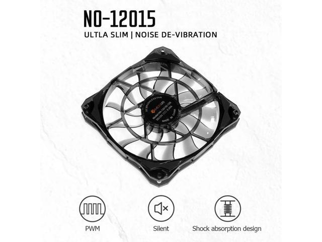 Computer Water Cooling System Waterblock 12cm Thin Chassis Cooling Fan for PC Case CPU 4 Pin Silent Radiator