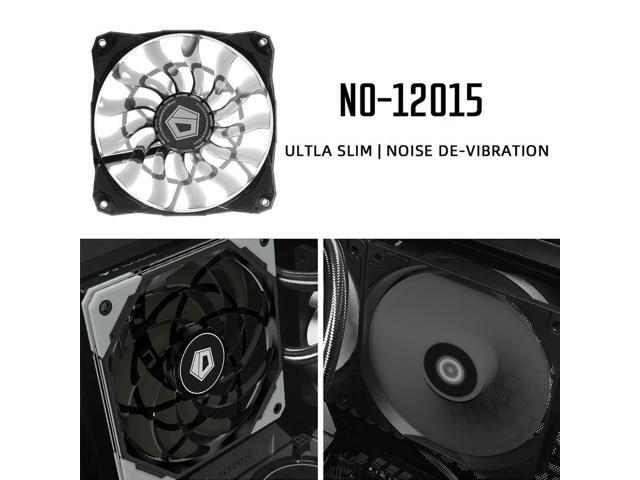Computer Water Cooling System Waterblock 12cm Thin Chassis Cooling Fan for PC Case CPU 4 Pin Silent Radiator