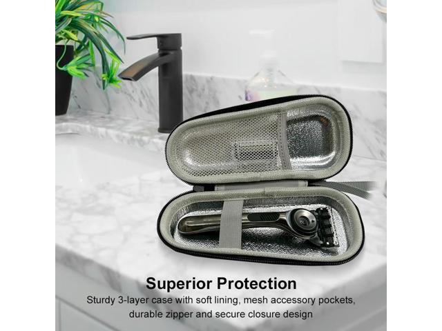 For Gillette Fusion 5 Razor Hard EVA Travel Case Shockproof Travel Carrying Shaver Case Hard Protective Case Shaver Trimmer Case