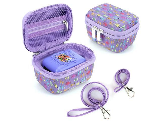 EVA Portable Carrying Bag Shockproof Protective Hard Case with Lanyard & Hand Strap for Bitzee Pet Interactive Virtual