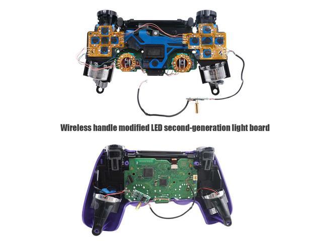 Wireless Controller Multi-colors Light Board Replacement Controller LED Light Board Accessories for PS4 Controller