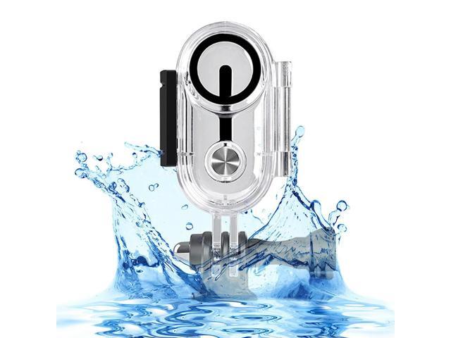 Action Camera Accessories Optical Tempered Glass Invisible Dive Case Buckle Design Transparent Protective Shell for Go3