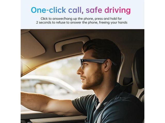 Glasses with AI Translator Hands-Free Music & Calls Audio Glasses Outdoor Sports Headphones for Men and Women