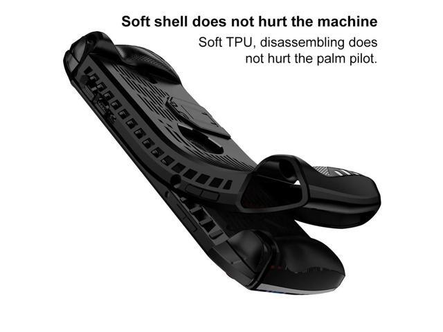 For Claw Handheld Console TPU Case Soft Skin Cover Case with Kickstand Full Protective Shell Anti-Scratch Game Accessories