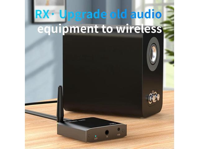 2 In 1 BT 5.3 Transmitter Receiver Wireless Audio Adapter Stereo Music Wireless Adapter for TV Car PC