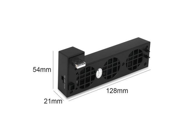 Temperature Control USB Cooling fan for Xbox One X Console Cooling System for Xbox One X Gaming Console with 3 Cooling Fans