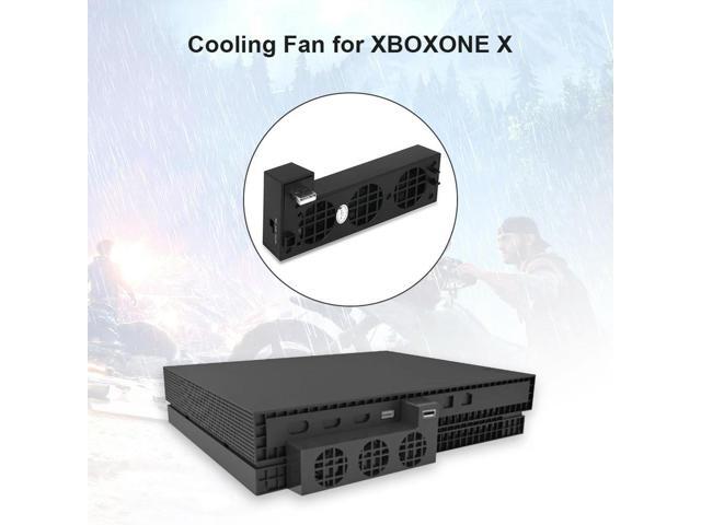 Temperature Control USB Cooling fan for Xbox One X Console Cooling System for Xbox One X Gaming Console with 3 Cooling Fans