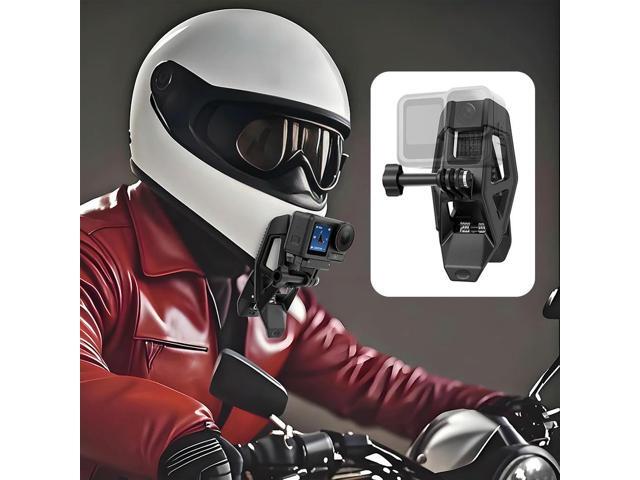 Helmet Clamp Mount Motorcycle Helmet Chin Bracket Sport Camera Clip for GoPro 13 12 11 10 9 8 for Osmo Action 5 Pro 4 3