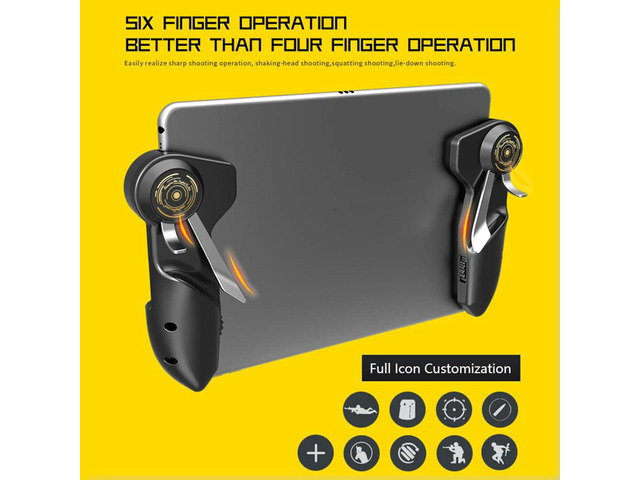 Portable Triggers Gamepad Dustproof Portable Carrying Tablet Gaming Button Decor for AKpad6K PUBG Controller Joystick